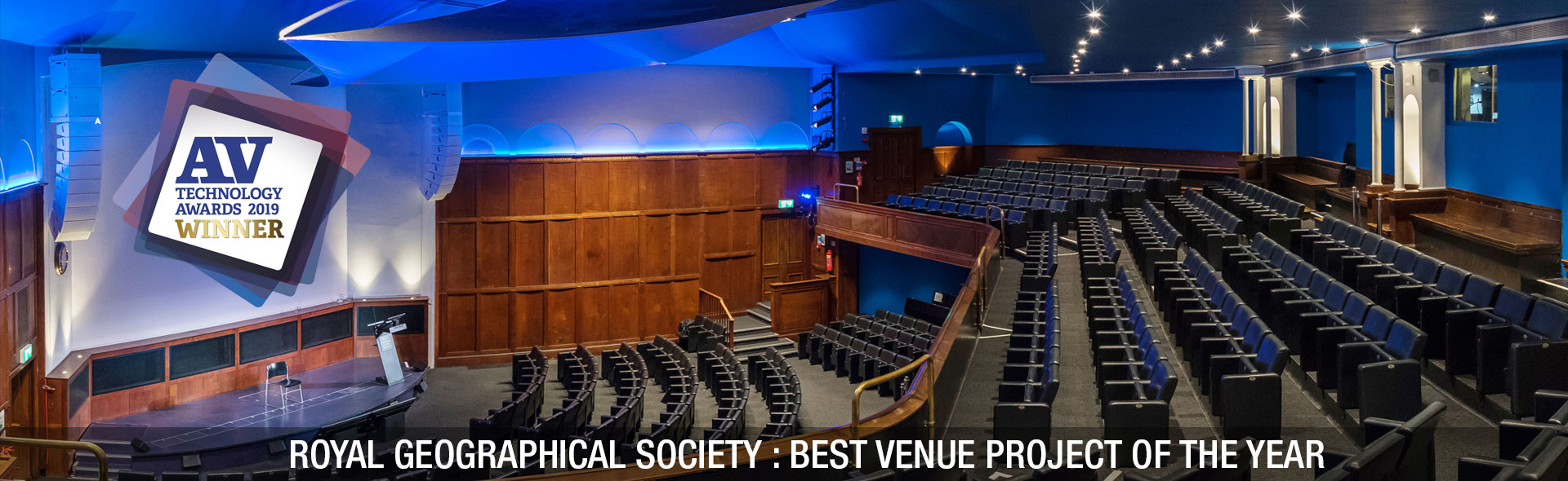 APG wins Best Venue Projet of the year at the AV Technology Awards 2019!
